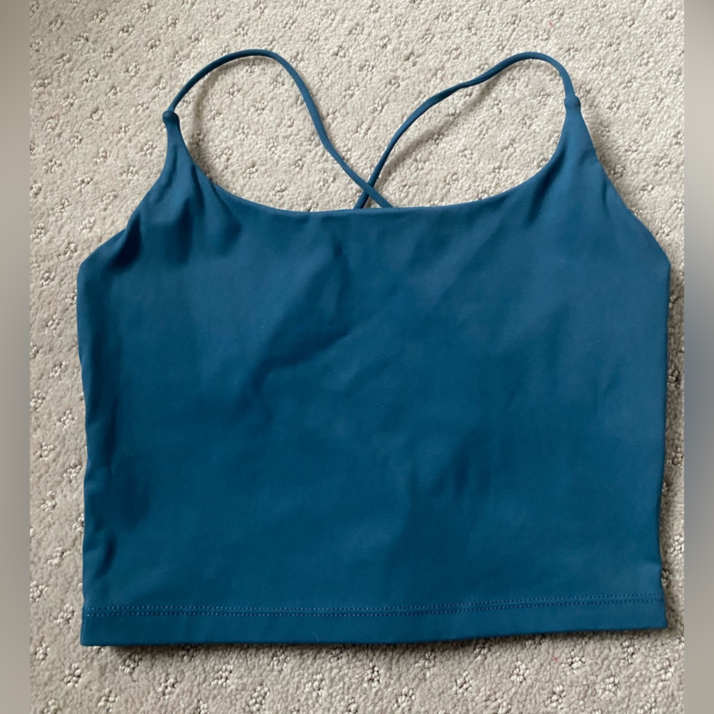 Blue Women's Crop Top